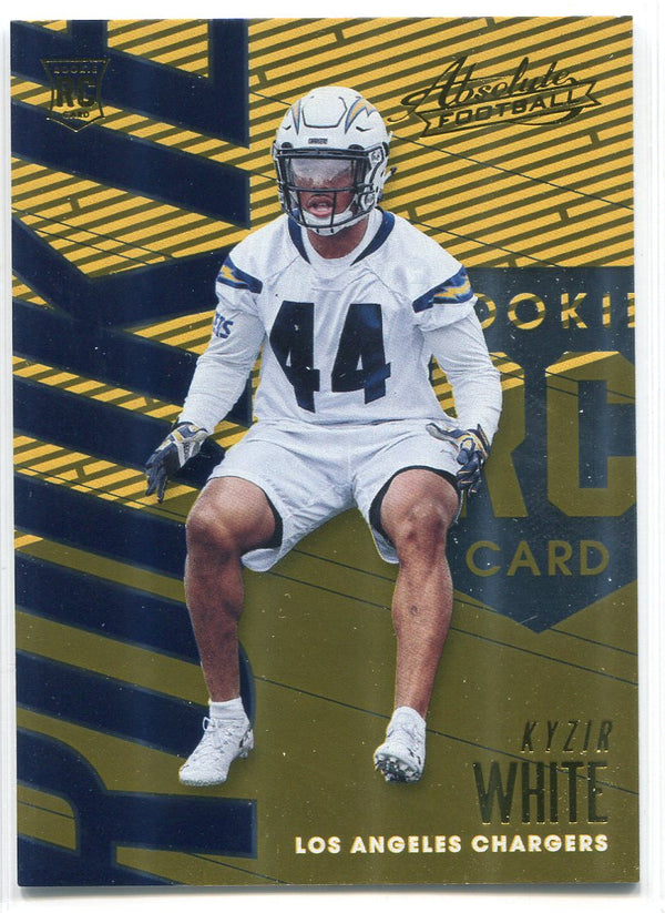 Kyzir White 2018 Panini Absolute Football Rookie Card