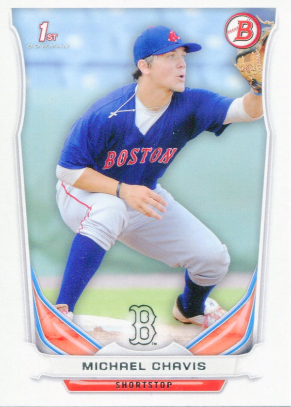 Michael Chavis 2014 1st Bowman Rookie Card