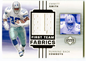 Emmitt Smith 2002 Upper Deck Game Worn Jersey Card