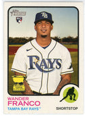 Wander Franco 2022 Topps Heritage Rookie Card #347