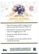 Ernie Banks Topps Tribute 49/75 #35