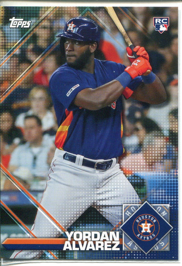 Yordan Alvarez 2020 Topps Sticker Collection Rookie Card