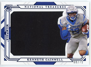 Kenneth Gainwell 2021 Panini National Treasures Collegiate Rookie Jersey Card #RS26