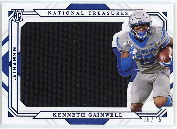 Kenneth Gainwell 2021 Panini National Treasures Collegiate Rookie Jersey Card #RS26