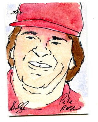 Pete Rose 2012 Leaf Sketch Card 1/1