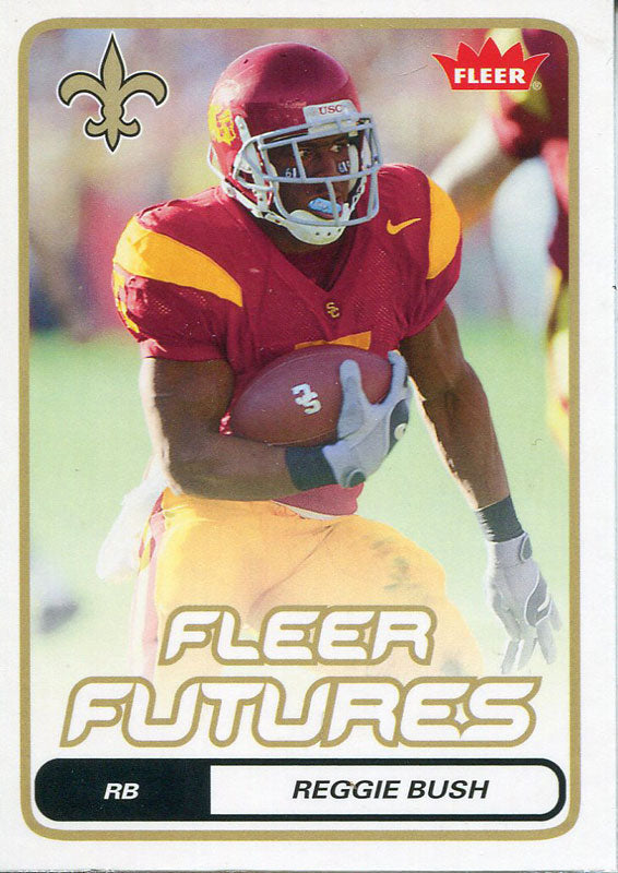 Reggie Bush Unsigned 2006 Fleer Rookie Card