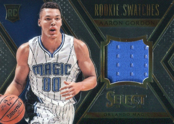 Aaron Gordon 2014 Panini Select Used Jersey Patch Rookie Card 10/199