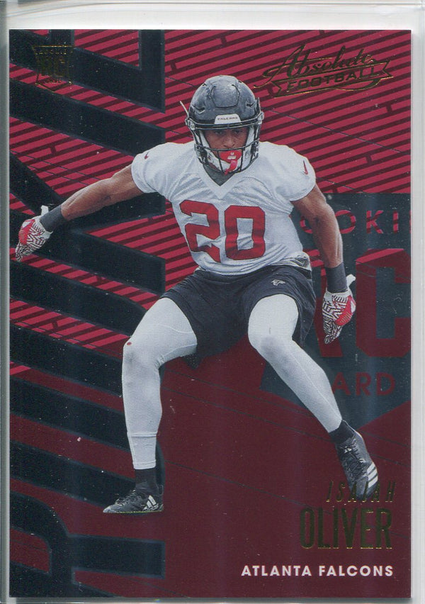 Isaiah Oliver 2018 Panini Absolute Football Rookie Card