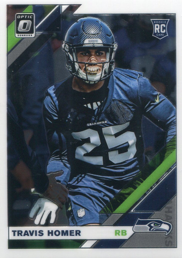 Travis Homer 2019 Donruss Optic Rookie Card