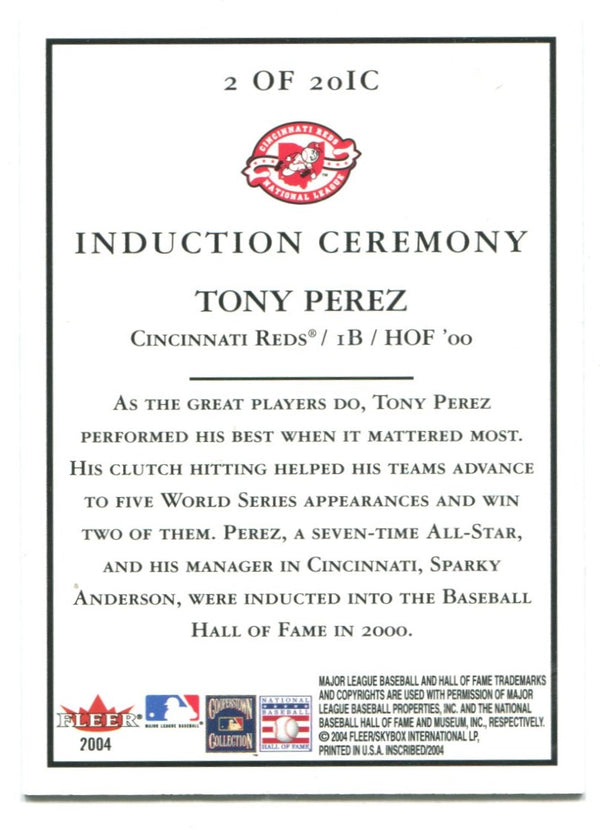 Tony Perez Induction Ceremony 070/100