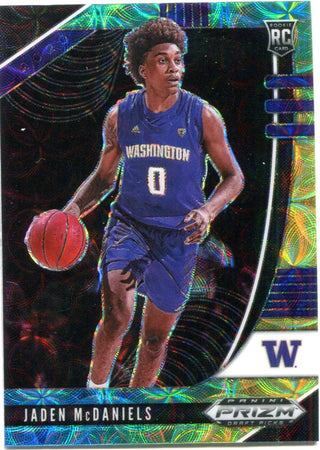 Jaden McDaniels 2020 Panini Prizm Draft Picks Rookie Card