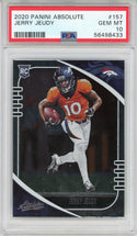 Jerry Jeudy 2020 Panini Absolute Rookie Card #157 (PSA)
