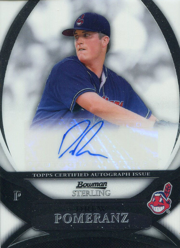 Drew Pomeranz Autographed 2010 Bowman Sterling Card