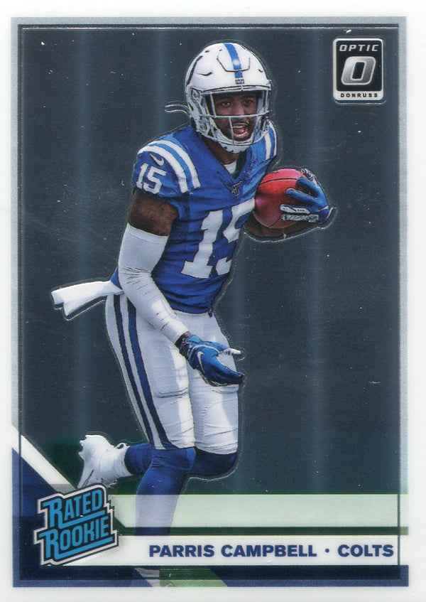 Parris Campbell 2019 Donruss Optic Rated Rookie Card
