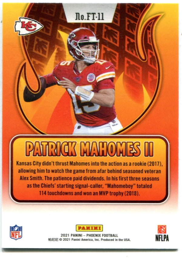 Patrick Mahomes 2018 Kansas City Chiefs Authentic 8x10 