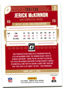 Jerick McKinnon 2018 Panini Donruss Optic Prizm Card 168/199