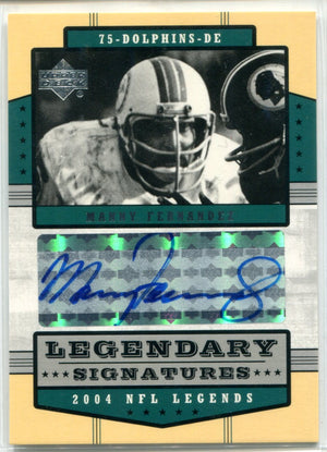 Manny Fernandez Autographed Upper Deck Card