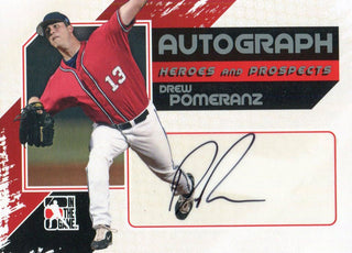 Drew Pomeranz Autographed 2011 In the Game Card