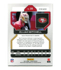 Elijah Mitchell 2021 Panini Prizm Orange Lazer #399 RC