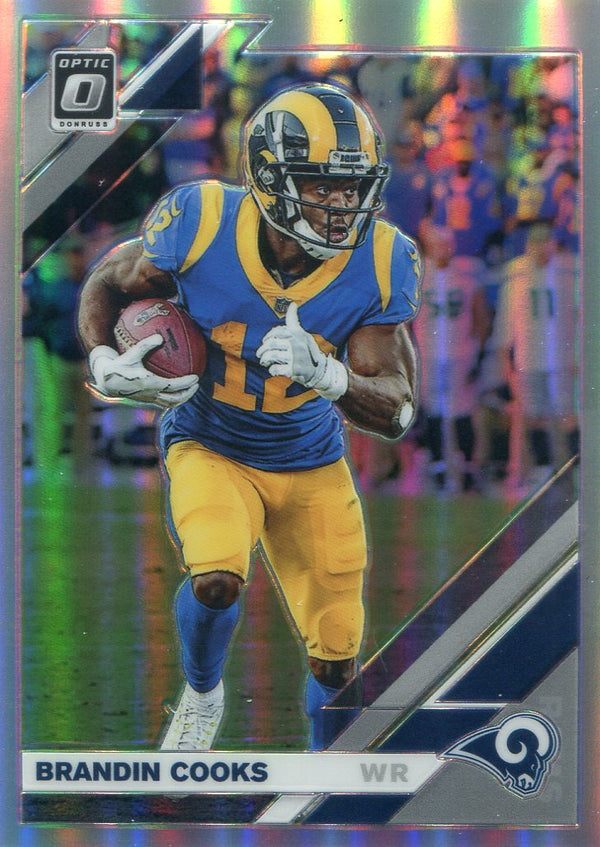 Brandin Cooks 2019 Donruss Optic Silver Prizm Card