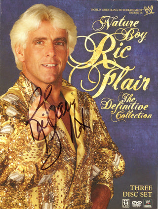 Ric Flair "16x" Autographed The Definitive Collection DVD Set (JSA)