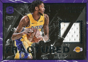 Brandon Ingram 2017 Panini Cornerstones Game Used Jersey Patch Card