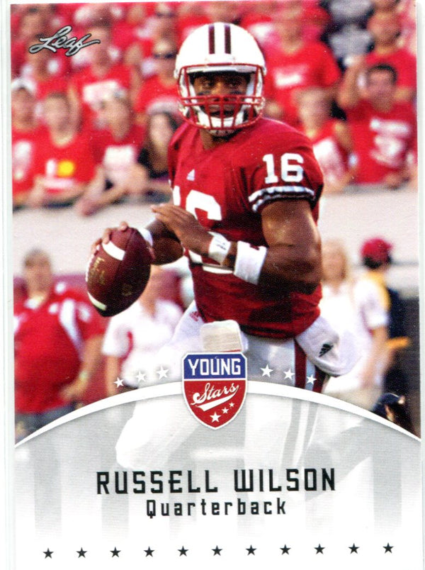 Russell Wilson 2012 Leaf Young Stars Unsigned Rookie Card
