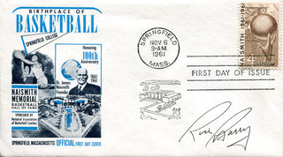 Rick Barry Autographed Basketball Hall of Fame Envelope