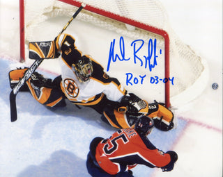 Andrew Raycroft Autographed "ROY 03-04" 8x10 Photo