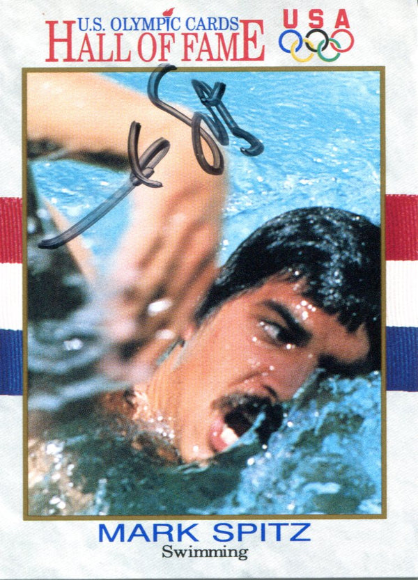 Mark Spitz Autographed 1991 Impel Olympic Hall of Fame Card
