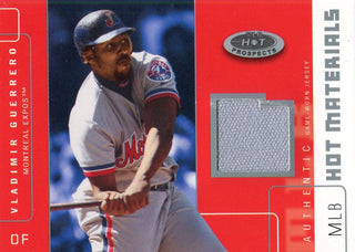 Vladimir Guerrero 2003 Fleer Hot Materials Jersey Card