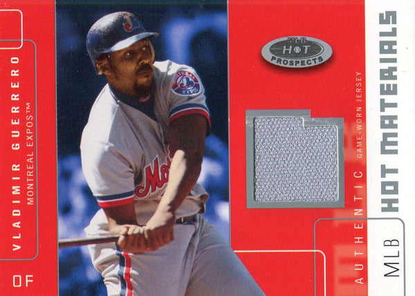 Vladimir Guerrero 2003 Fleer Hot Materials Jersey Card