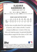 Vladimir Guerrero Jr. 2018 Bowman Platinum Rookie Card Back