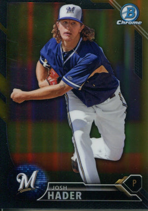 Josh Hader 2016 Bowman Chrome Rookie Card