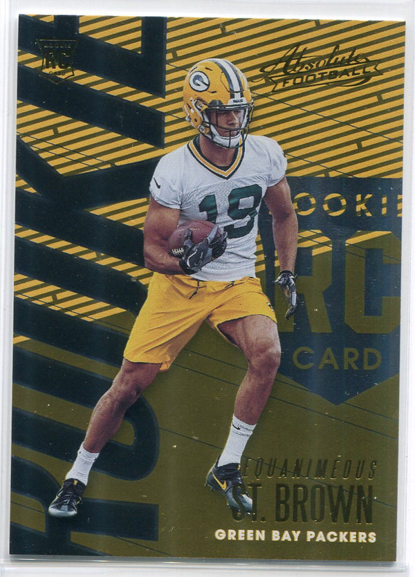 Equanimeous St. Brown 2018 Panini Absolute Football Rookie Card