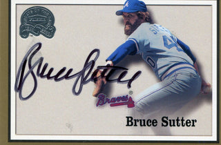 Bruce Sutter Autographed Fleer Card