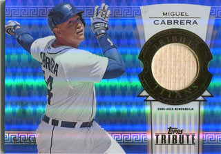 Miguel Cabrera 2014 Topps Tribute Bat Card /50