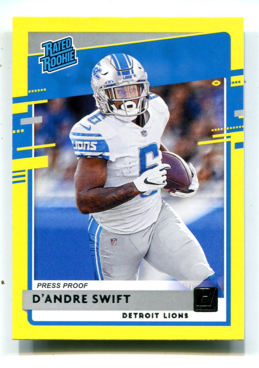 D’Andre Swift Blue outlet Press Proof Rookie Card