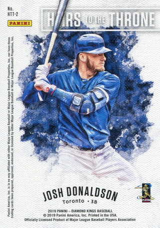 Vladimir Guerrero Jr. 2019 Panini Diamond Kings Rookie Card Back