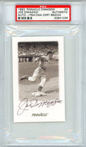Joe Dimaggio Autographed 1993 Pinnacle Card (PSA)