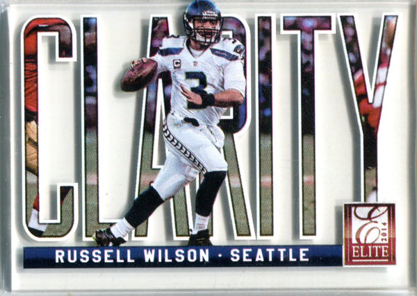 Russell Wilson 2014 Panini Elite Clarity Unsigned Card