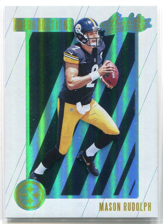 Mason Rudolph 2018 Panini Absolute Football Introductions Rookie Card