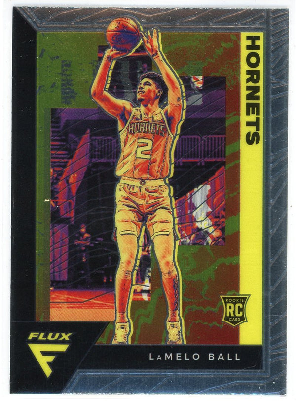LaMelo Ball 2020-21 Panini Flux Rookie Card #201