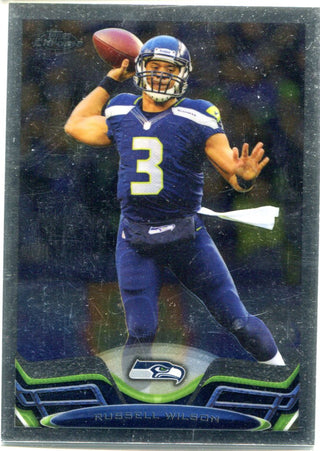 Russell Wilson 2013 Topps Chrome unsigned Card