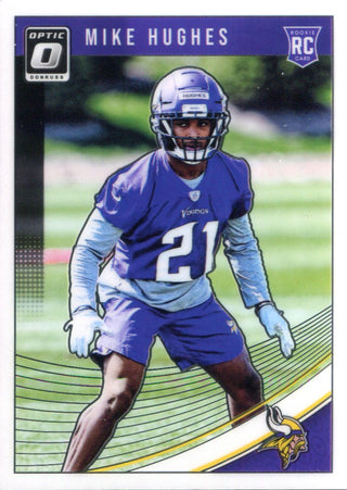 Mike Hughes 2018 Panini Donruss Optic Rookie Card