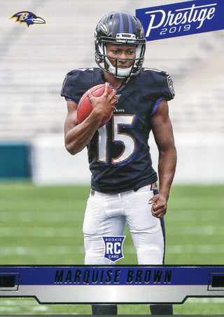 Marquise Brown 2019 Panini Prestige Rookie Card