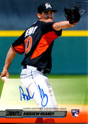 Andrew Heaney 2014 Topps Autographed Rookie Card