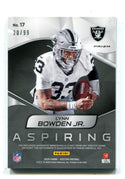 Lynn Bowden Jr. Autographed 2020 Panini Spectra Aspiring Autographs Patch Card /99