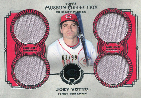Joey Votto Topps Jersey Card
