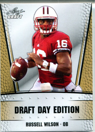 Russell Wilson 2012 Leaf Draft Day Edition Unsigned Rookie Card